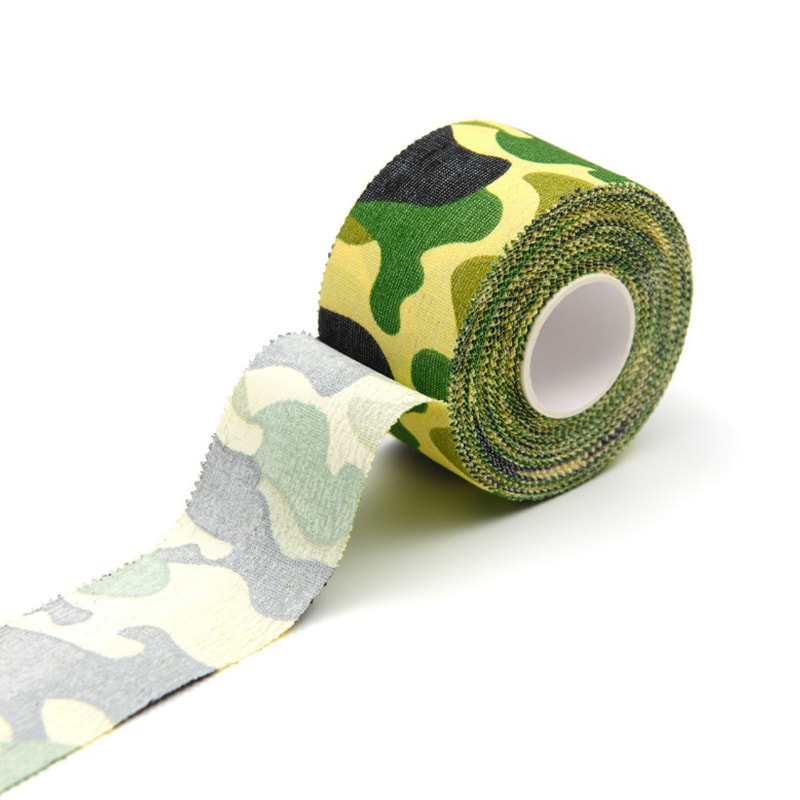 Fita de algodão de camuflagem esportiva atlética para boxe