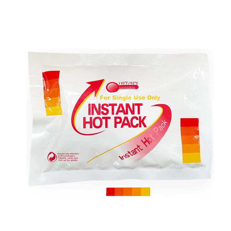 Pacote quente instantâneo reutilizável personalizável para lesões 