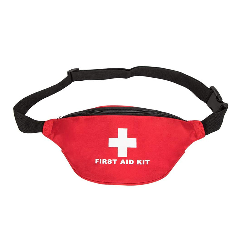 Esportes de viagem Red Fanny Caist Saco de primeiros socorros vazios 