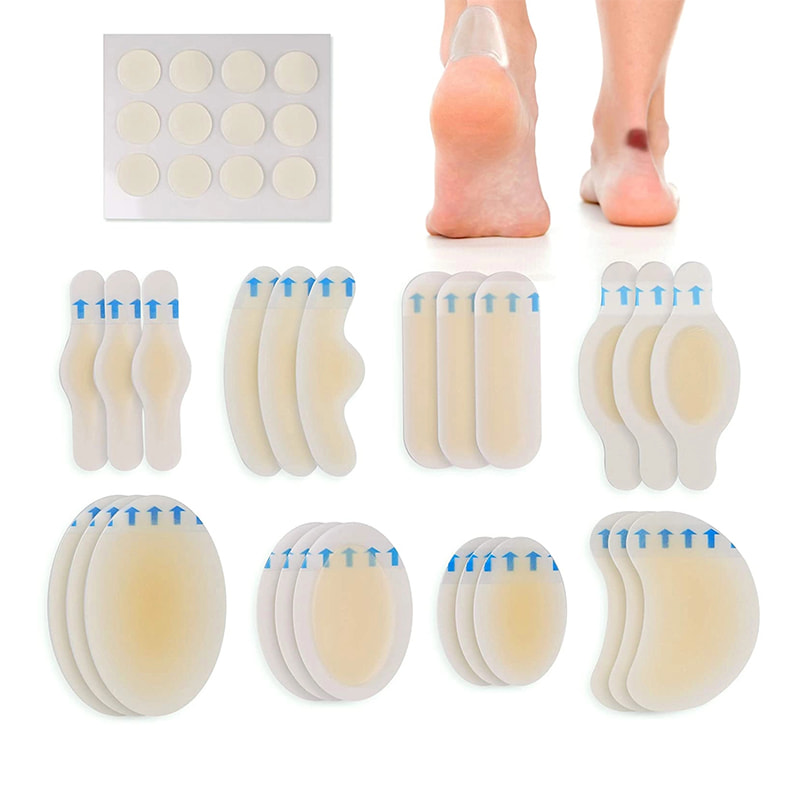 Gesso de hidrocolóides de bolha impermeável variada para o pé 