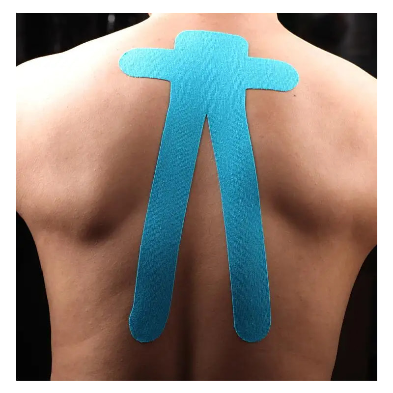 Fita de cinesiologia dos esportes pré -corte para atletas de esportes de fisioterapia - elástico livre de látex para dor no joelho, cotovelo e músculo do ombro