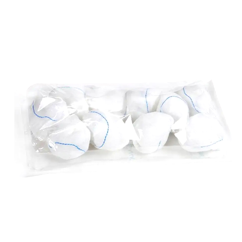 Bola de gaze de algodão absorvente