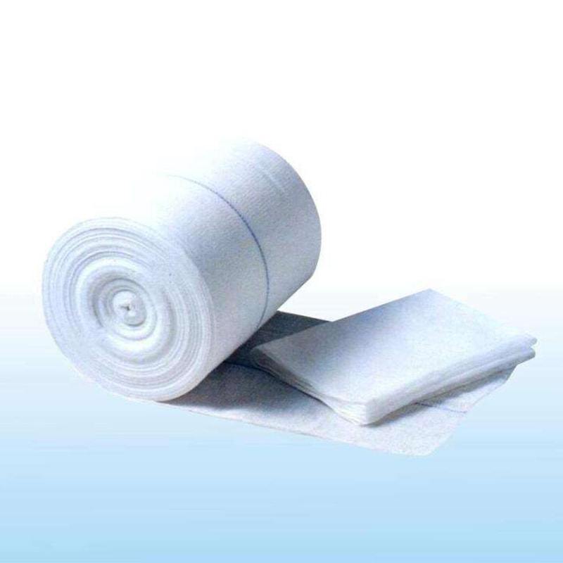 Bandagens absorventes de gaze de algodão rolam médico