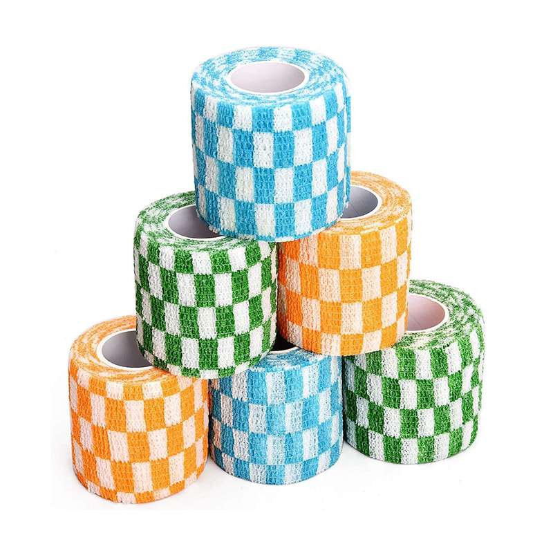 Elasticidade impermeável não tecido coesão de bandagem autoadesiva