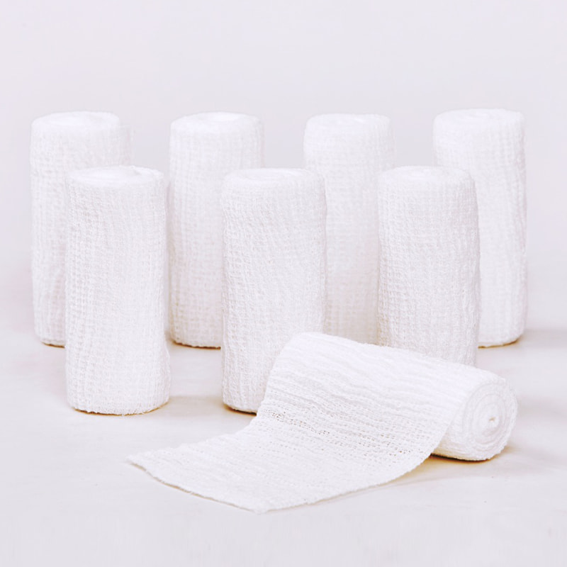 Elastic PBT Crepe Bandagem